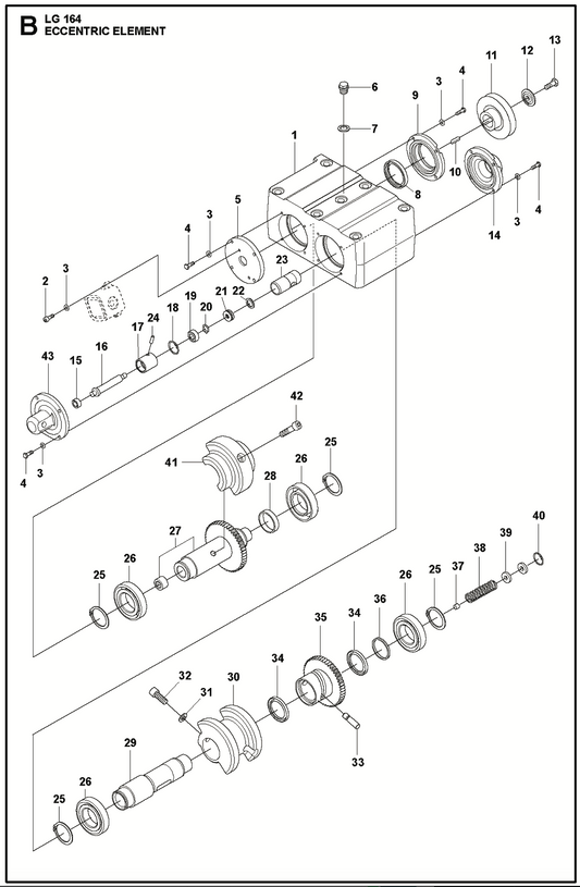 Eccentric Element Parts For LG 164 Petrol By Husqvarna