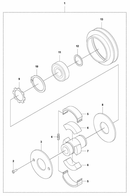 Centrifugal Clutch-Honda Assembly Parts For LG 204 Petrol By Husqvarna