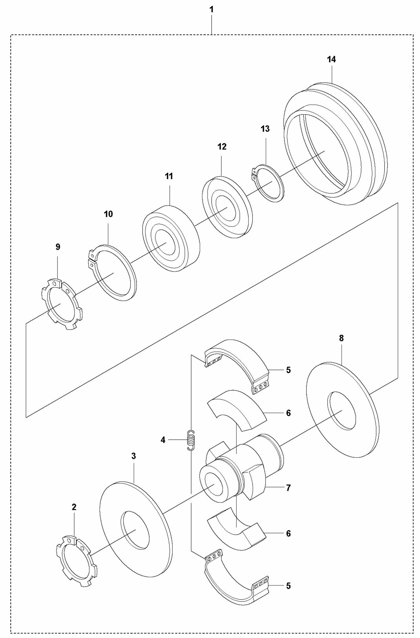 Centrifugal Clutch - Hatz Assembly Parts For LG 204 Petrol By Husqvarna