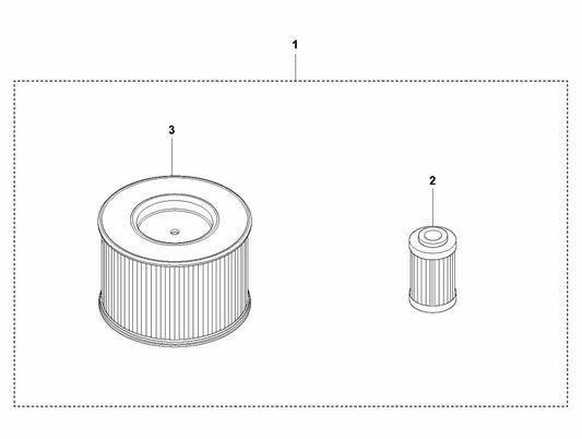 6 Months/ Every 250 Hours Kit - Hatz Assembly Parts For LG 204 By Husqvarna