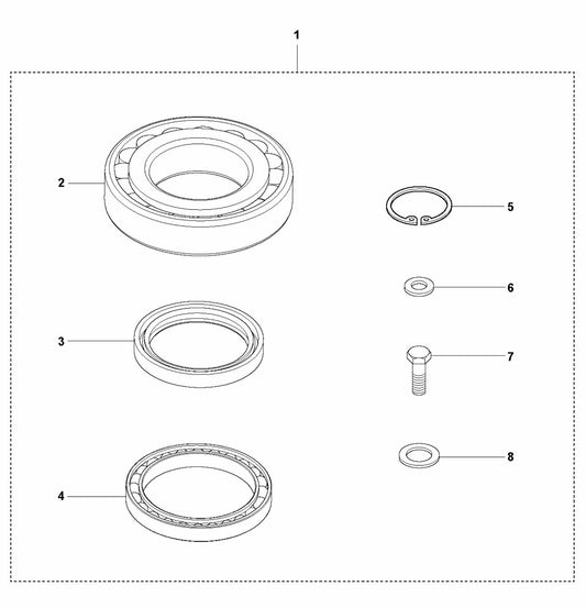 Eccentric Element Repair Kit Assembly Parts For LG 204 By Husqvarna