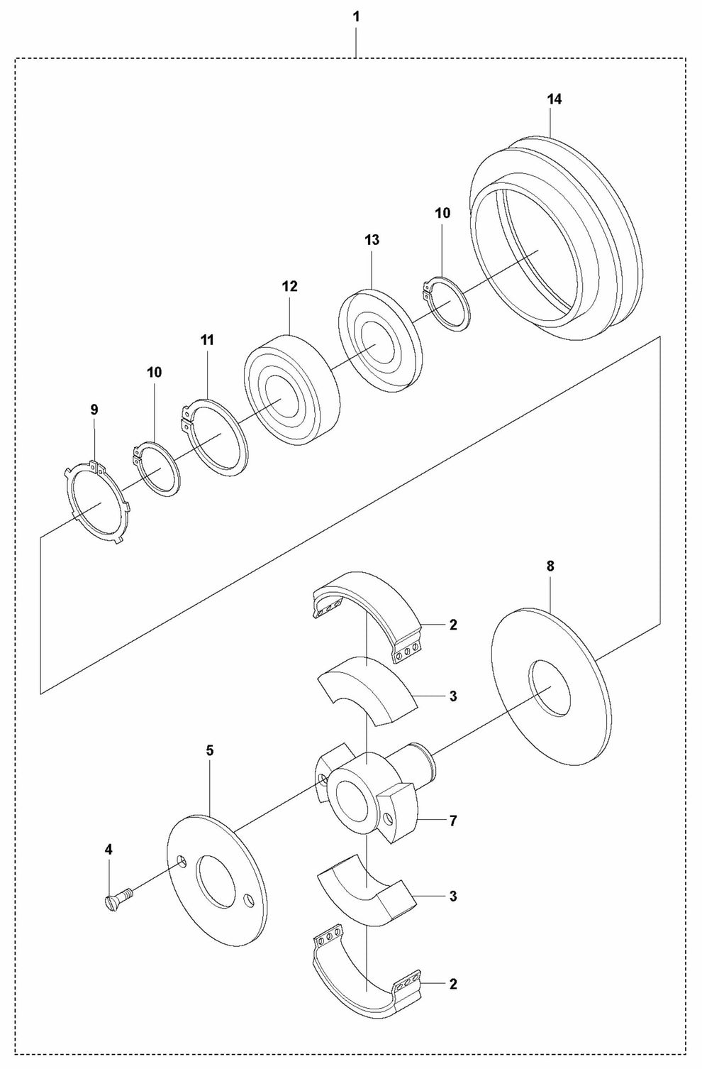 Centrifugal Clutch - Honda Assembly Parts For LG 300 By Husqvarna