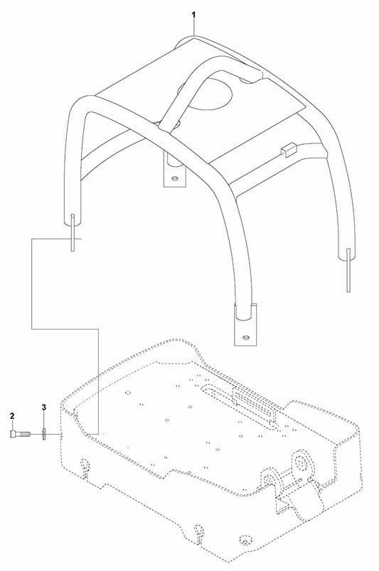 Frame - Honda Assembly Parts For LG 300 By Husqvarna