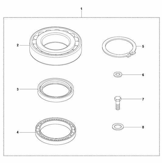 Eccentric Element Repair Kit Assembly Parts For LG 300 By Husqvarna