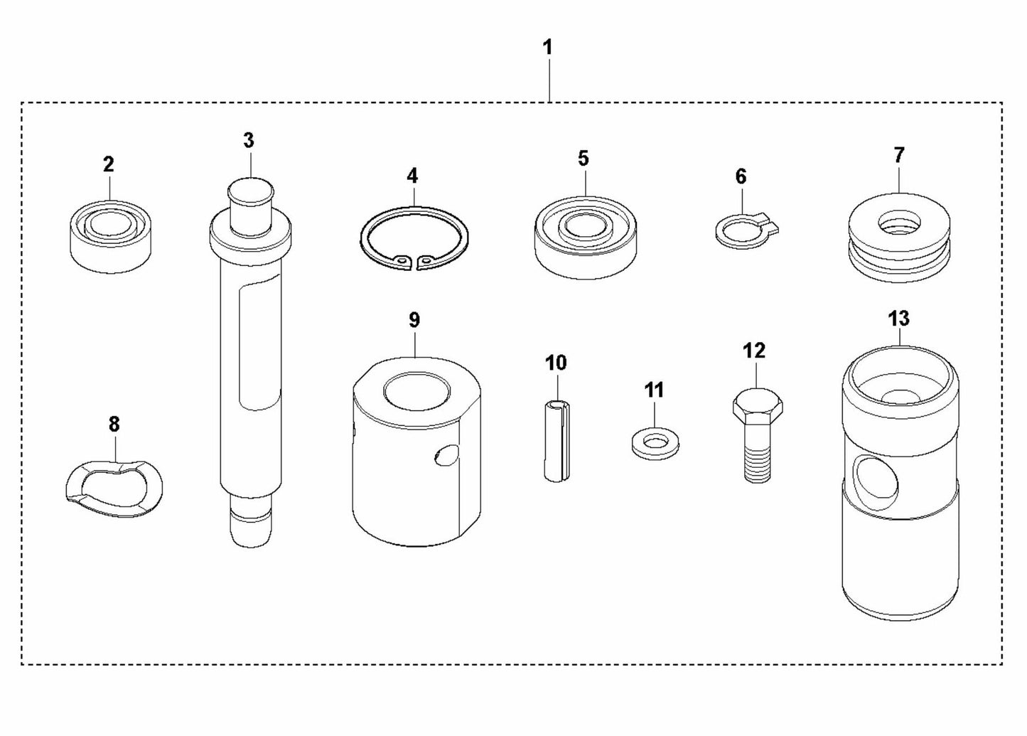 Forward and Reverse Piston Repair Kit Assembly Parts For LG 300 By Husqvarna