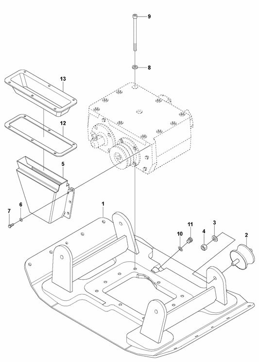 Ground Plate And Eccentric Element Assembly Installation Parts For LG 400 By Husqvarna