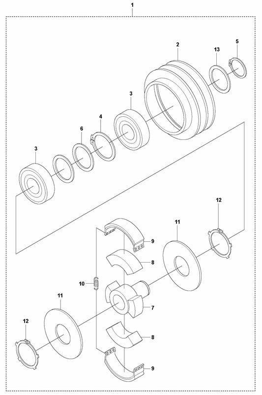 Centrifugal Clutch-Honda Assembly Parts For LG 400 By Husqvarna