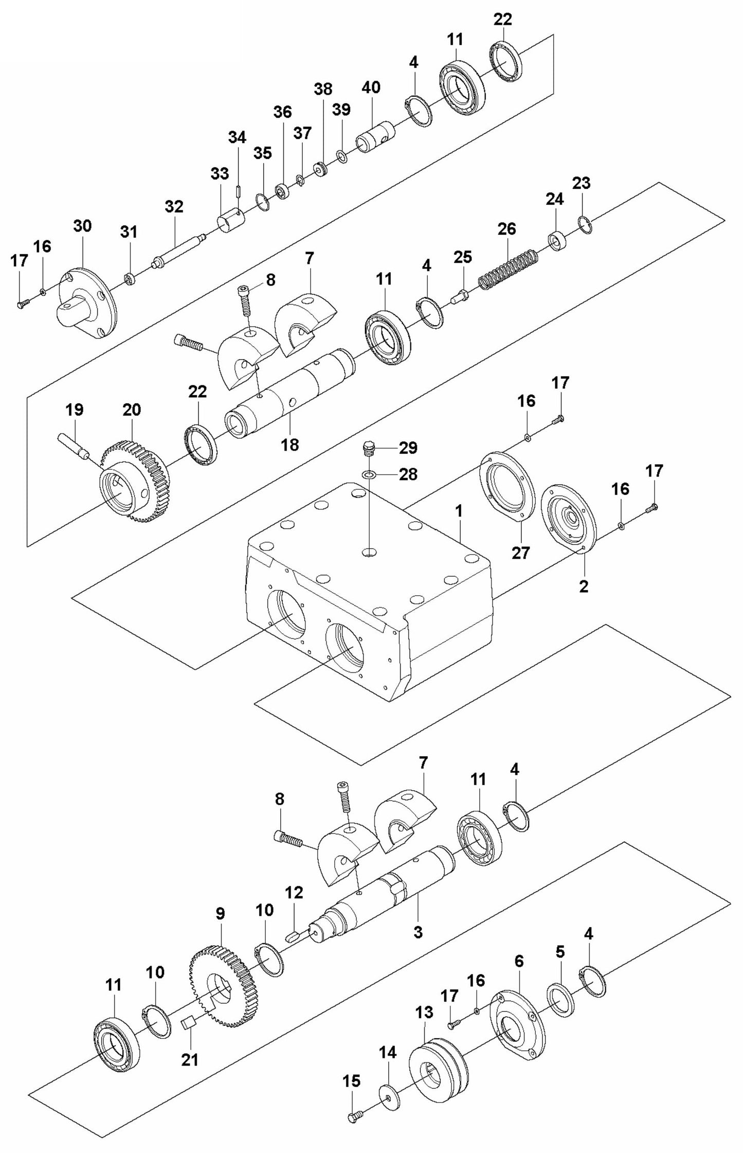 Eccentric Element Assembly Parts For LG 400 By Husqvarna