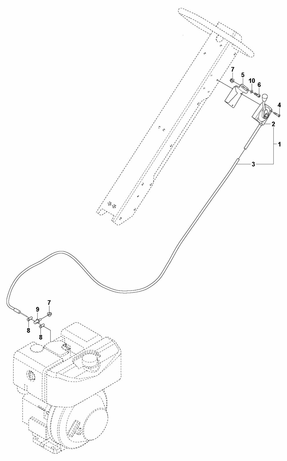 Throttle Control- Lombardini- Non EPA Assembly Parts For LG 400 By Husqvarna