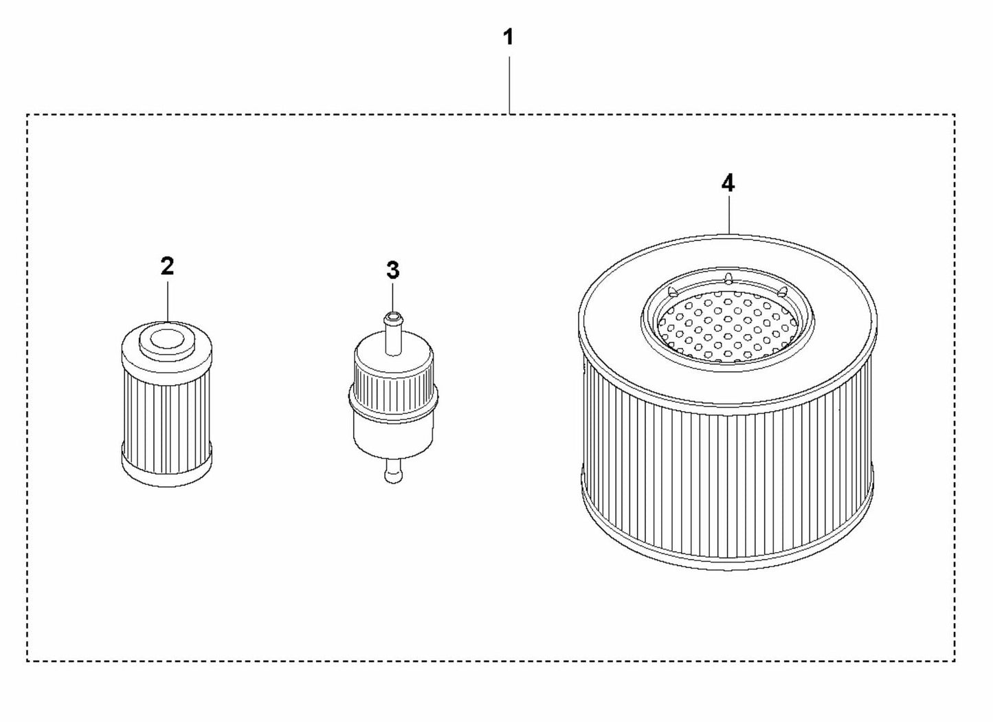 6 Months / Every 250 Hours Service Kit-Hatz Assembly Parts For LG 504 Reversible Plate Compactor By Husqvarna