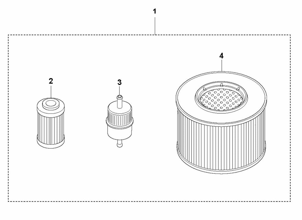 6 Months / Every 250 Hours Service Kit-Hatz Assembly Parts For LG 504 Reversible Plate Compactor By Husqvarna