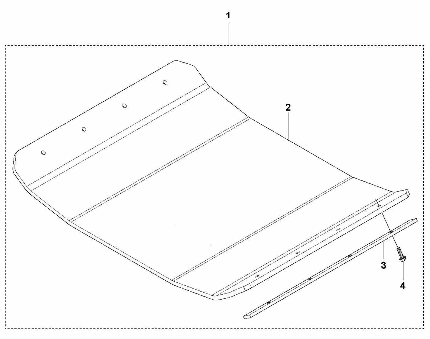 Block Paving Plate Kit 700 mm (27.6") Assembly Parts For LG 504 Reversible Plate Compactor By Husqvarna