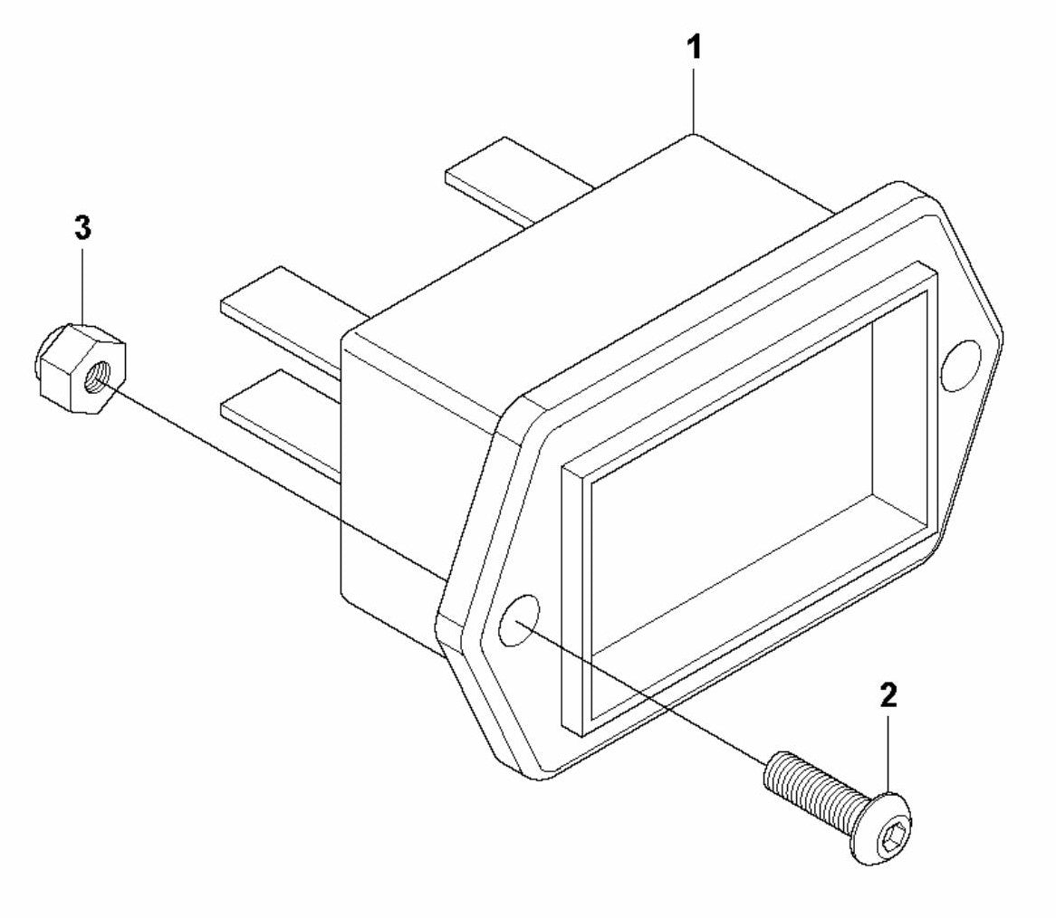 Hour Meter Assembly Parts For LG 504 Reversible Plate Compactor By Husqvarna