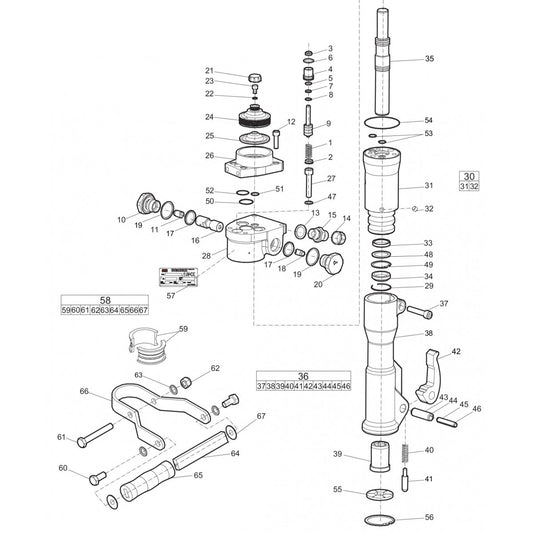 LH 11 Hydraulic Breaker Parts By Atlas Copco
