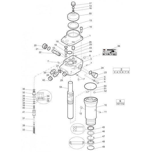 LH 270, 280 E Hydraulic Breaker Parts By Atlas Copco