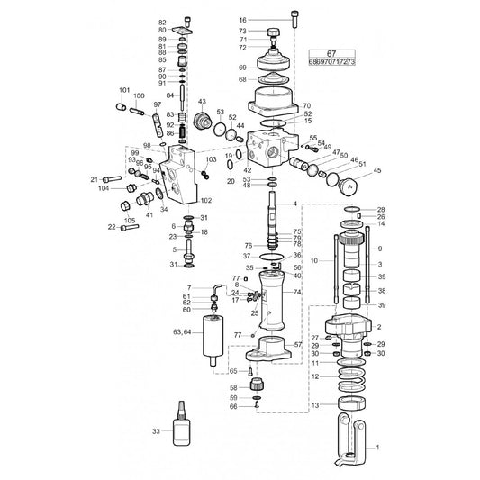 LHD 23 M Hydraulic Drill Parts By Atlas Copco
