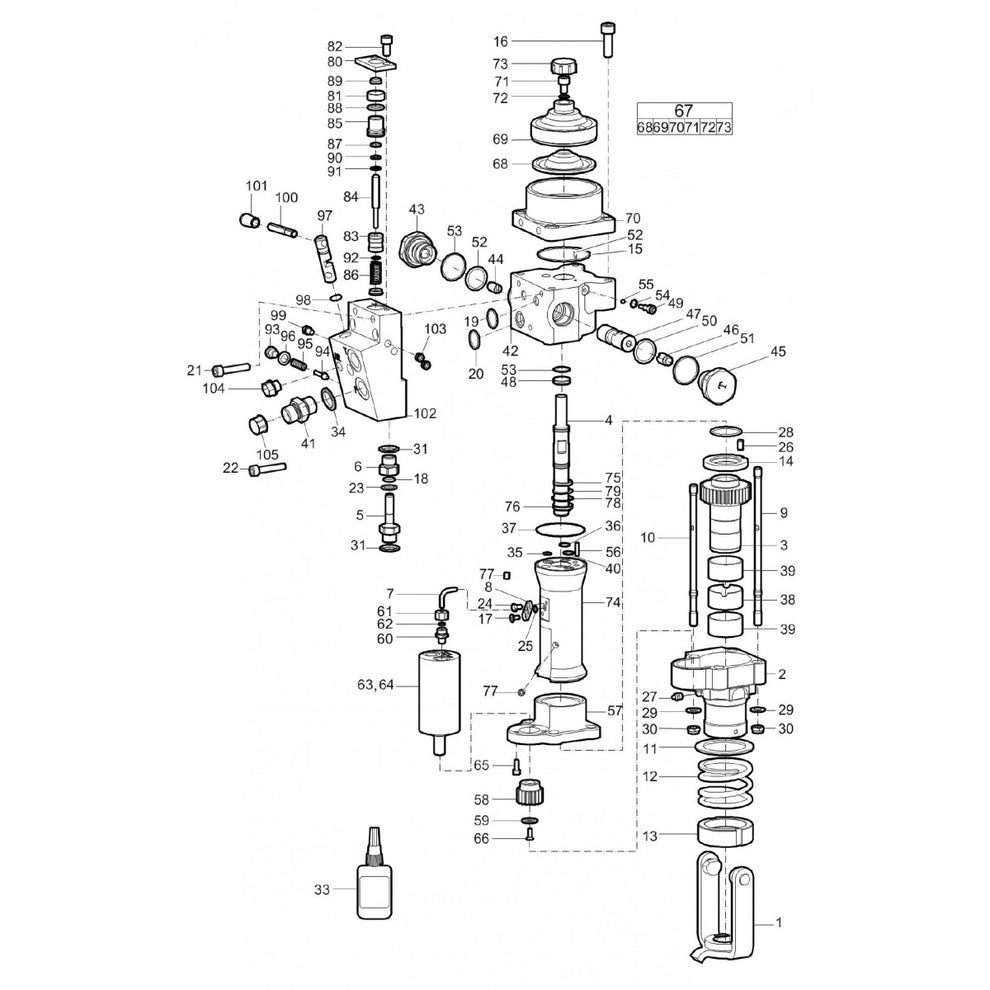 LHD 23 M Hydraulic Drill Parts By Atlas Copco