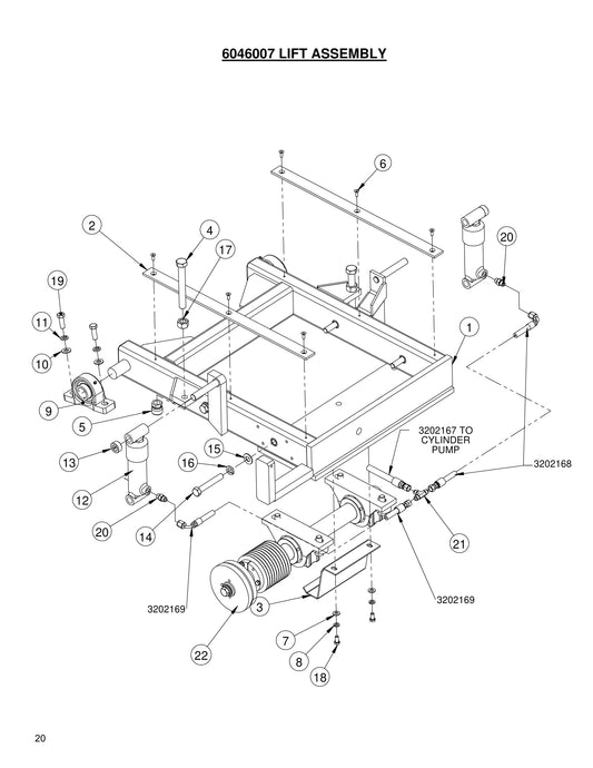 CC7874XL Lift Assembly