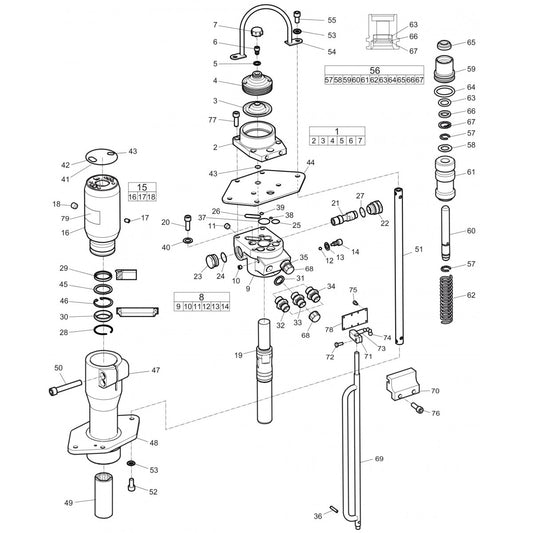 LPD HD-T Hydraulic Post Drivers Part By Atlas Copco