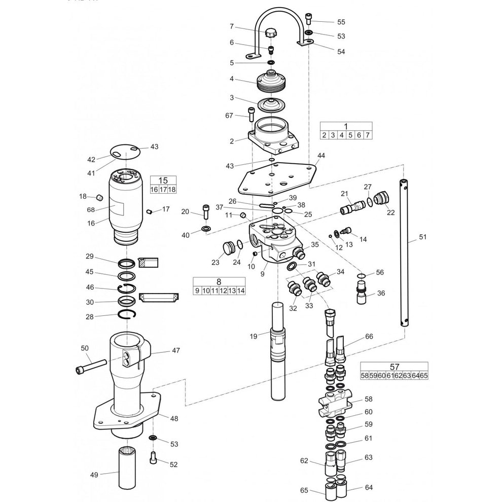 LPD HD-RV Hydraulic Post Drivers Parts By Atlas Copco