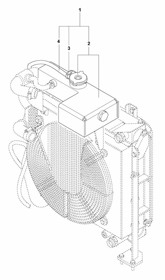 Retrofit Kit Assembly Parts For LP9505 Trench Roller By Husqvarna