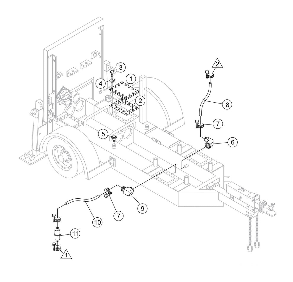 LS600 Fuel Tank Assembly Parts