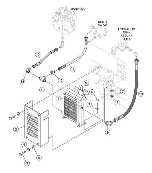 LS600 Heat Exchanger Assembly Parts