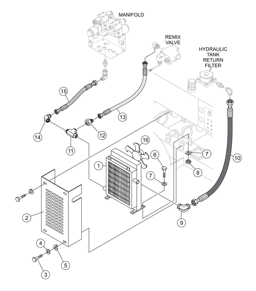 LS600 Heat Exchanger Assembly Parts