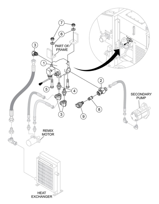 LS600 Remixer Control Assembly Parts