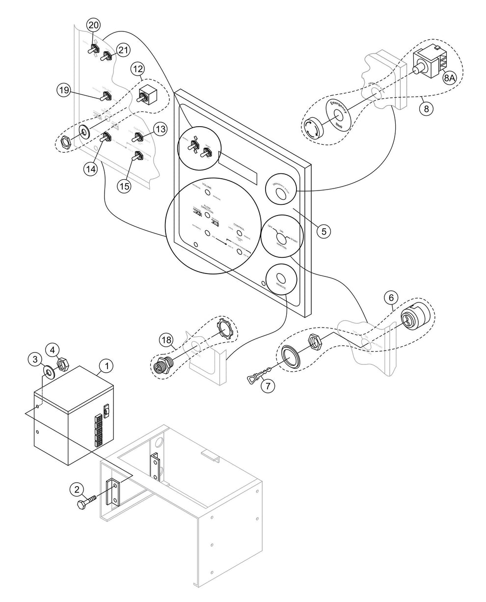 LS600 Control Box Assembly Parts