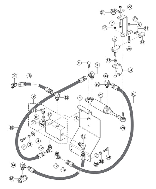 LS600P Throttle Assembly Parts