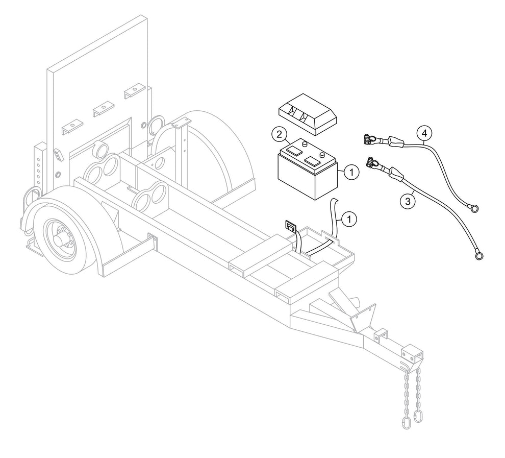 LS300 Battery Assembly Parts