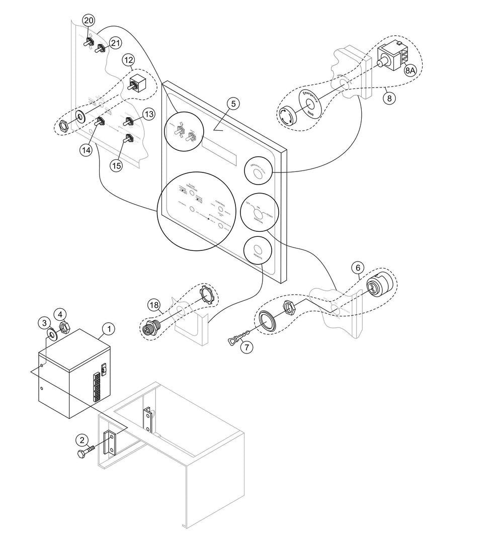 LS300 Control Box Assembly Parts