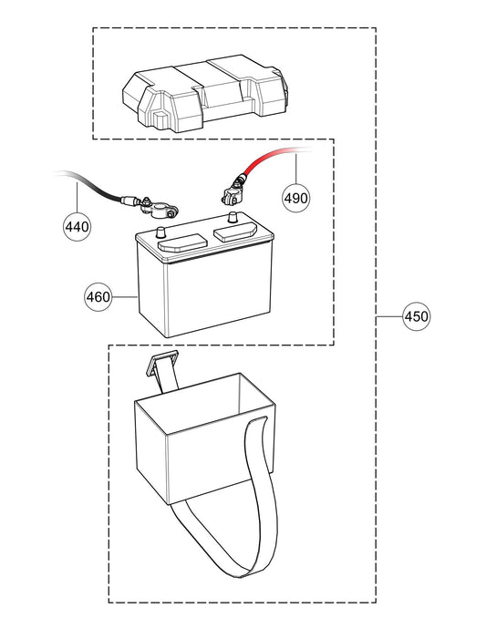 LS300G Battery Assembly Parts