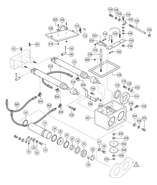 LS300G Lubrication Pistons Assembly Parts