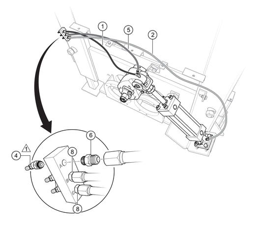 LS300G Lubrication Panel Assembly Parts