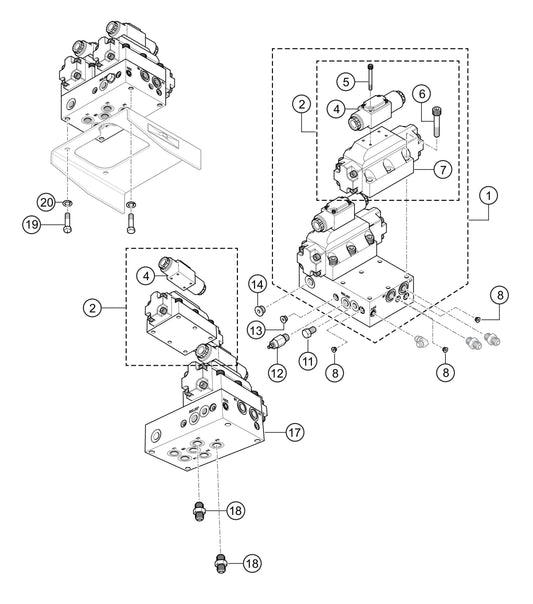 LS300G Manifold Assembly Parts