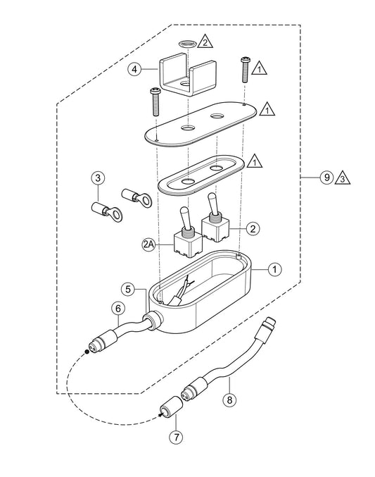 LS300G Remote Control Cable Assembly Parts