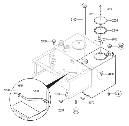 LS300GK Fuel Tank Assembly Parts