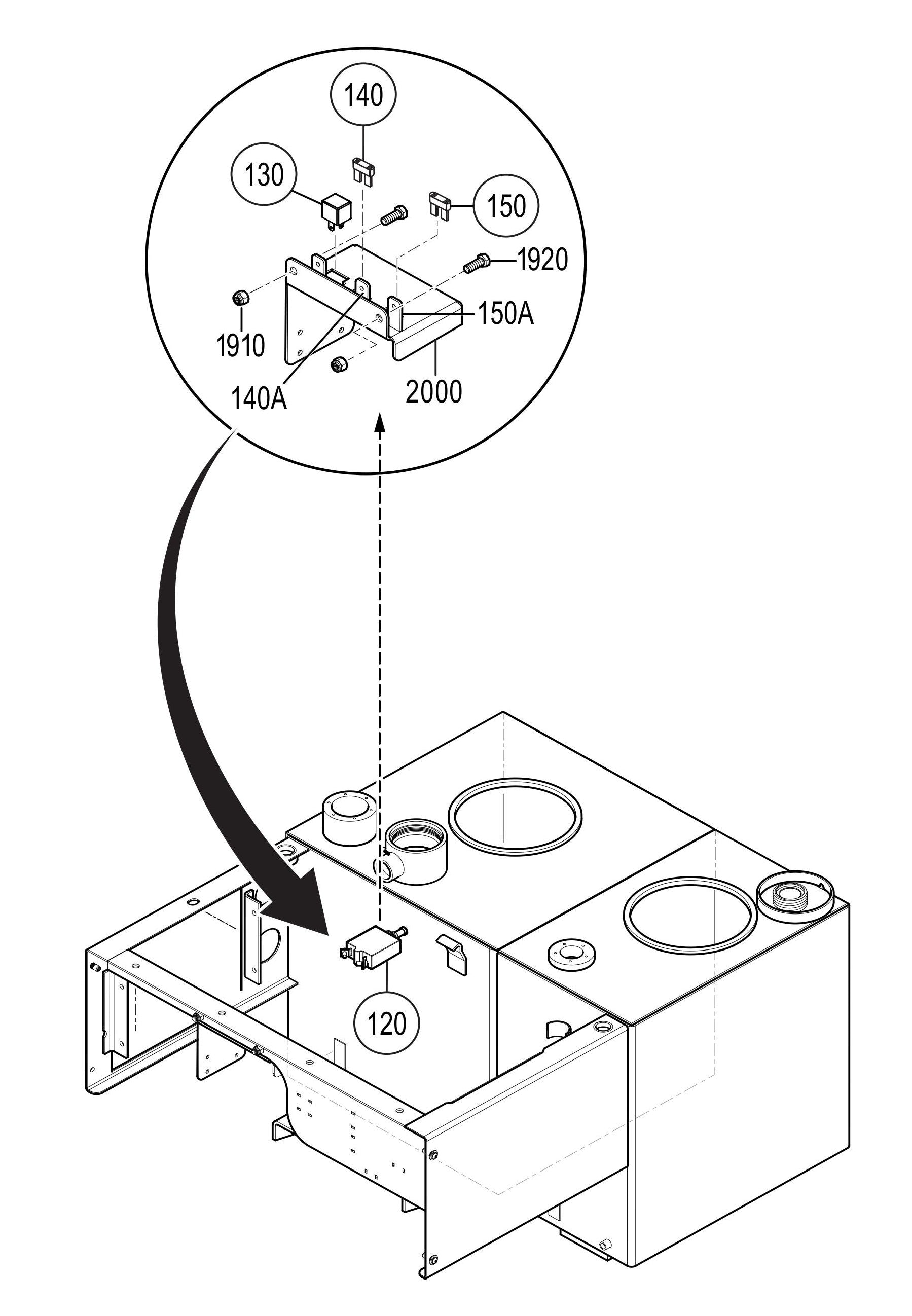 LS300GK Fuses and Relays Assembly Parts