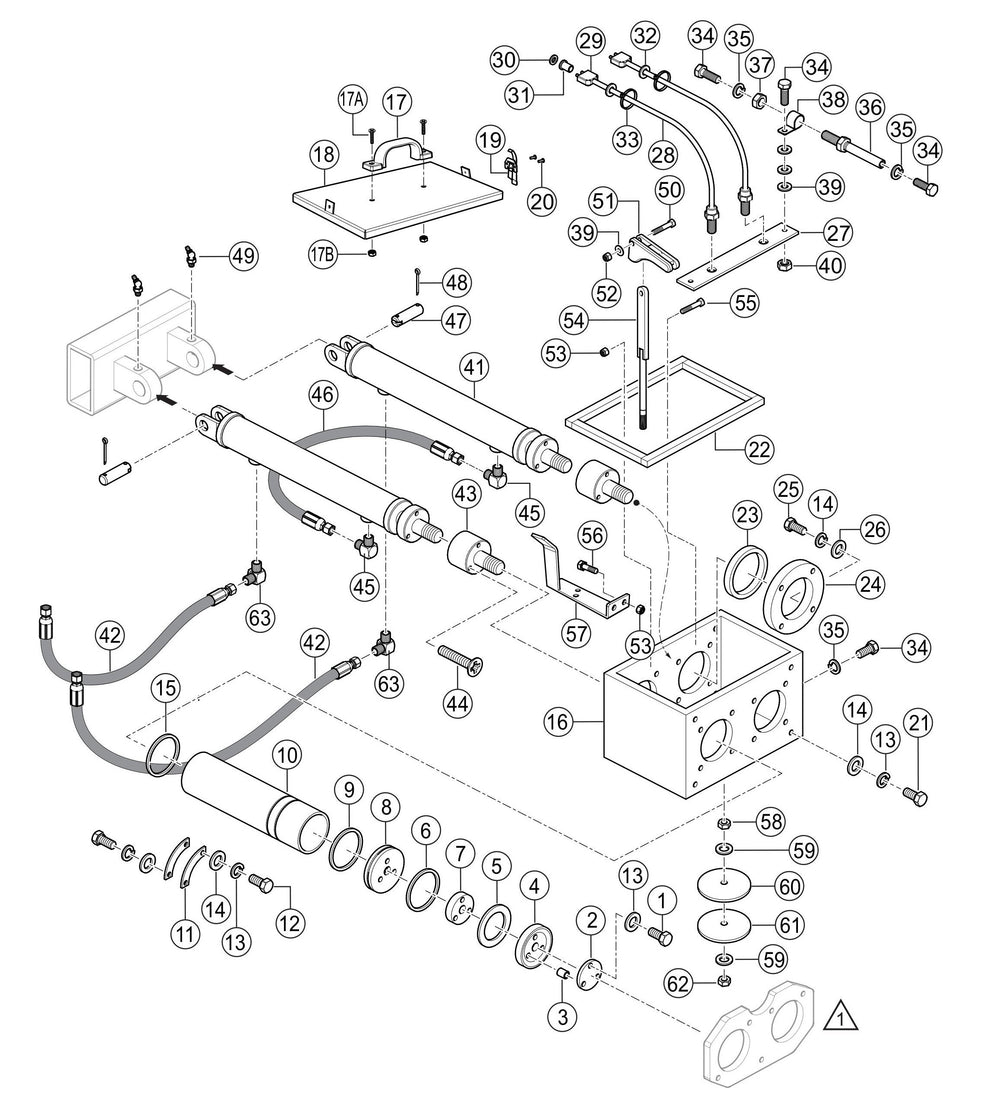 LS300P Lubrication Pistons Assembly Parts