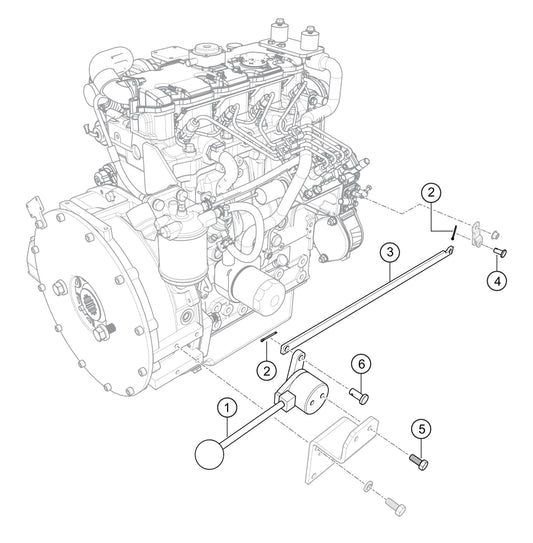 LS300P Throttle Assembly Parts