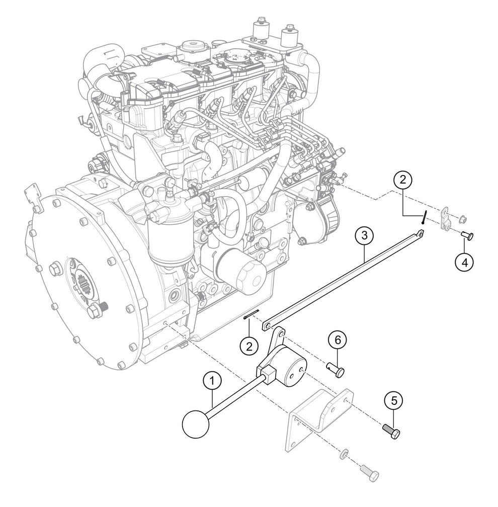 LS300P Throttle Assembly Parts