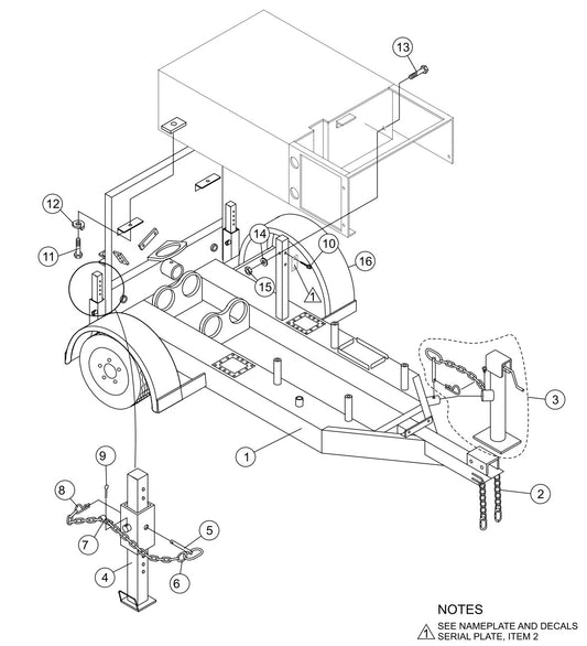 Frame Assembly Parts-LS-40,  LS-40TD,  LS-50TD DEUTZ F4L2011, BF4L2011 Diesel Engine