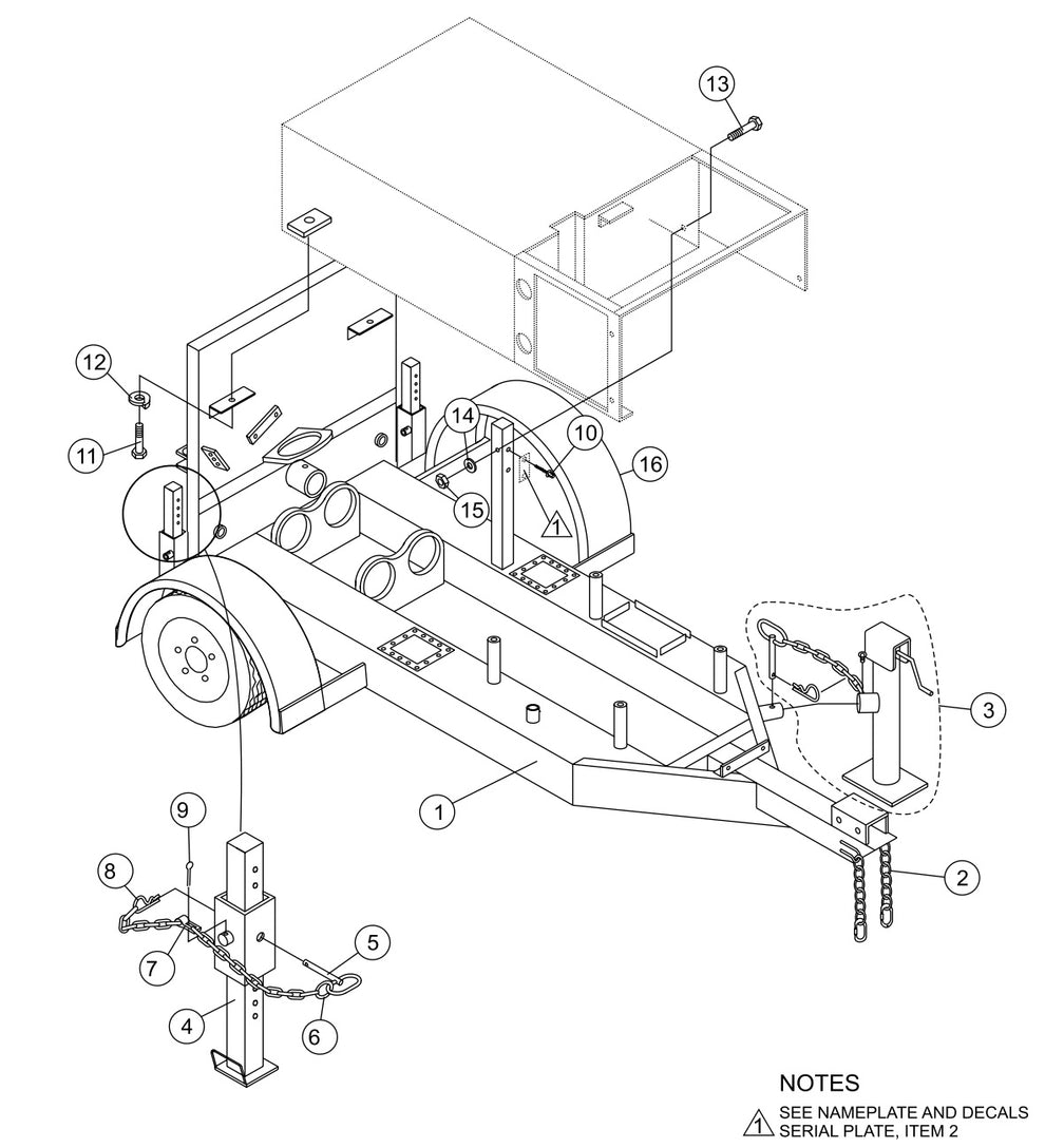 Frame Assembly Parts-LS-40,  LS-40TD,  LS-50TD DEUTZ F4L2011, BF4L2011 Diesel Engine