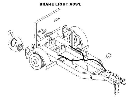Brake Light Parts-LS-40,  LS-40TD,  LS-50TD DEUTZ F4L2011, BF4L2011 Diesel Engine
