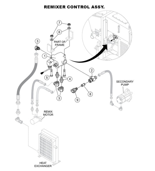 Remixer Control Assembly Parts-LS400, LS500 DEUTZ F4L2011, BF4L2011 Diesel Engine