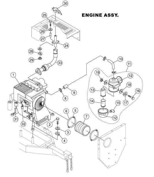 Engine Assembly Parts-LS400, LS500 DEUTZ F4L2011, BF4L2011 Diesel Engine