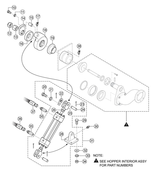 LS450 Shuttle Cylinder Assembly Parts
