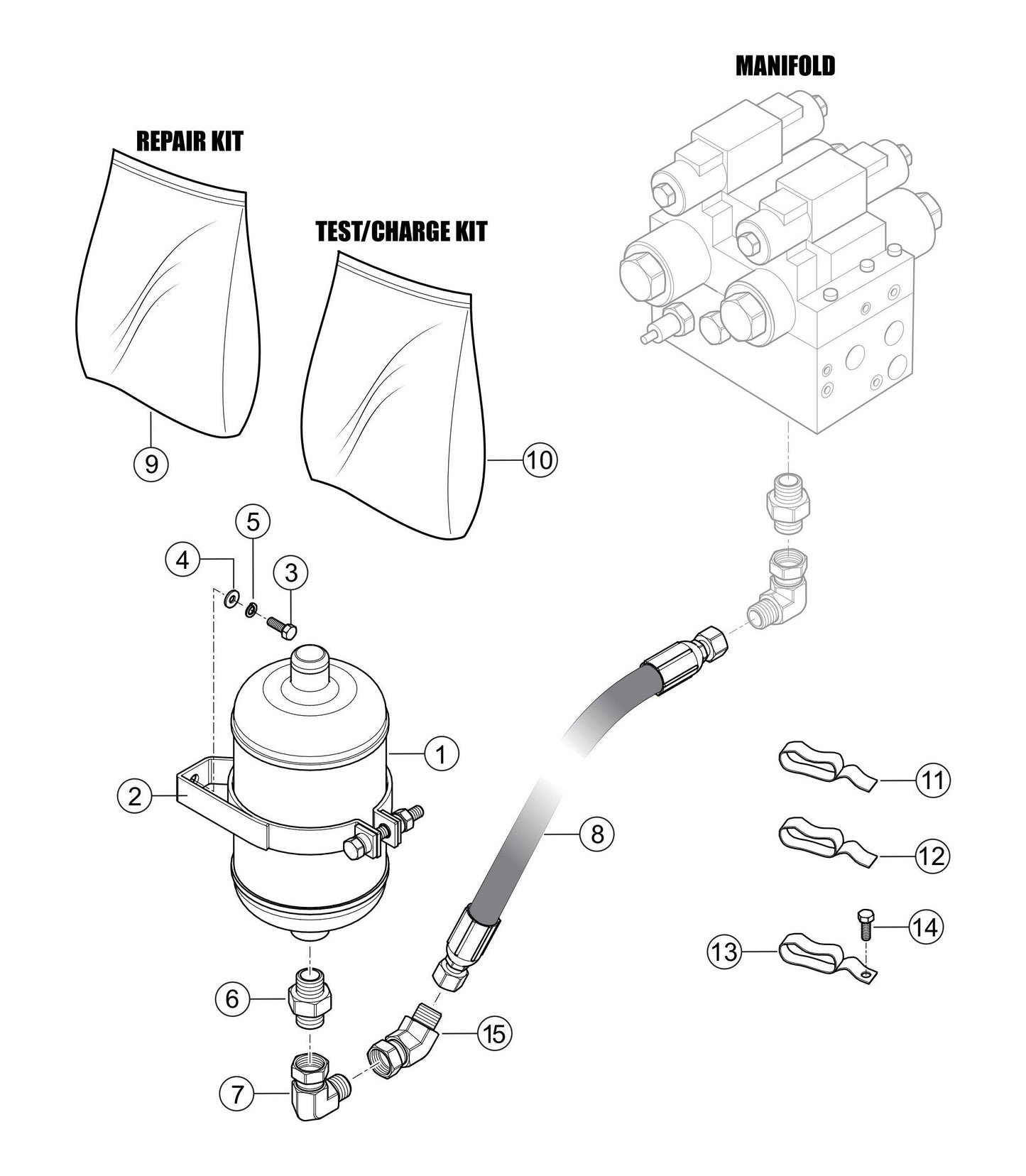 LS450 Accumulator Assembly Parts